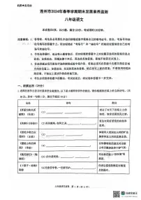 广东省清远市连州市2023-2024学年八年级下学期7月期末考试语文试题