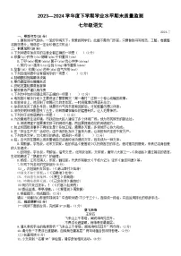 山东省临沂市平邑县2023-2024学年七年级下学期期末语文试题