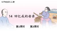 人教部编版（2024）七年级上册14 回忆我的母亲/朱德集体备课课件ppt