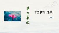 语文七年级上册荷叶·母亲/冰心教课ppt课件