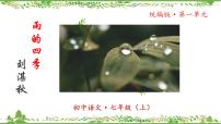 七年级上册3* 雨的四季/刘湛秋教学课件ppt