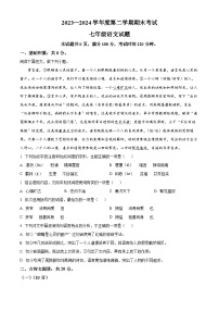 山东省济宁市微山县2023-2024学年七年级下学期期末语文试题（原卷版+解析版）