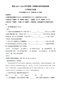 安徽省宿州市萧县2023-2024学年八年级下学期期末语文试题（解析版）