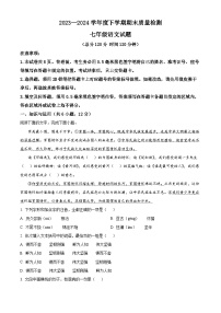 山东省日照市岚山区2023-2024学年七年级下学期期末语文试题（解析版）