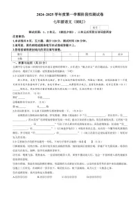 [语文]河南省平顶山市宝丰县名校联盟2024～2025学年七年级上学期9月月考试题(有答案)
