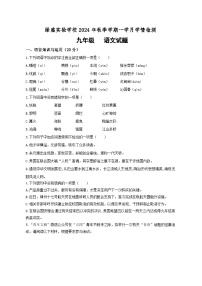四川省自贡市蜀光绿盛实验学校2024-2025学年九年级上学期10月月考语文试题