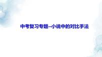 中考语文二轮专题  中考小说中的对比手法专题复习（课件+导学案+教案）