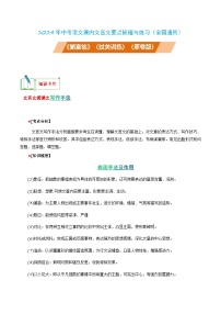 中考语文课内文言文要点梳理与练习(全国通用)七年级下册《陋室铭》过关训练(原卷版+解析)