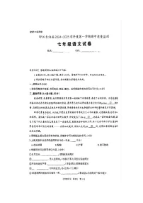 贵州省铜仁市印江土家族苗族自治县2024-2025学年七年级上学期11月期中语文试题