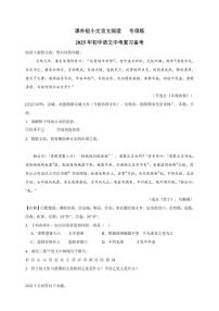 2025年语文中考复习备考专项练 课外短小文言文阅读（二）