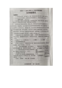 河南省洛阳市洛宁县2024-2025学年九年级上学期11月期中语文试题