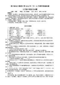 四川省达州市达川区四中联盟2024-2025学年九年级上学期10月期中语文试题