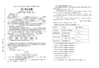 福建省泉州市洛江区2024-2025学年九年级上学期期中考试语文试题（含答案）