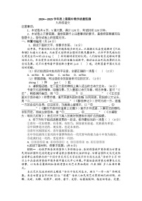 河南省信阳市新县2024-2025学年九年级上学期期中质量监测语文试卷