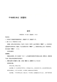 中考语文适应性模拟试卷（新疆卷）（2份，原卷版+解析版）