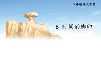初中语文人教部编版（2024）八年级下册时间的脚印优秀课件ppt