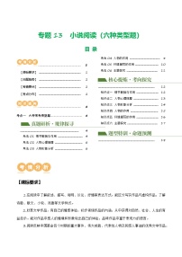 中考语文二轮复习讲练测(浙江专用)专题13小说阅读(六种类型题)(讲练)(原卷版+解析)