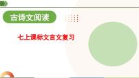 2025中考语文复习：部编版七年级上册文言文复习（课件）