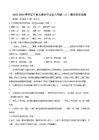 2023-2024学年辽宁省大连市中山区八年级（上）期末语文试卷（含详细答案解析）