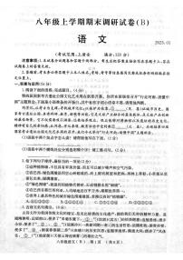 河南省林州市2024—2025学年八年级上学期期末调研语文试题