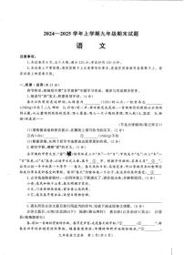 河南省郑州市惠济区2024-2025学年九年级上学期语文期末语文试卷