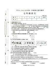 河南省周口市太康县2024-2025学年七年级上学期1月期末语文试题