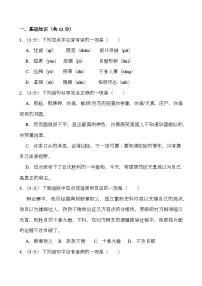 四川省成都市锦江区2024-2025学年九年级上学期期末 语文试卷（含解析）