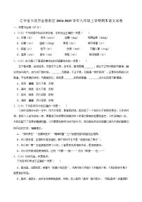辽宁省大连市金普新区2024-2025学年九年级上学期期末考试语文试卷