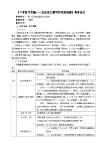中考语文二轮专项复习 议论文写作思路梳理 教学设计