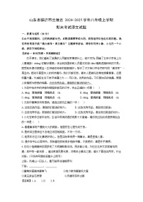 山东省临沂市兰陵县2024-2025学年八年级上学期期末考试语文试卷（解析版）