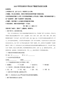 2025年河北省保定市徐水区中考一模语文试题（原卷版+解析版）