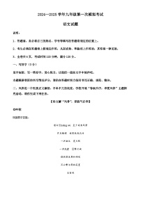 2025年广东省深圳集团校中考一模语文试题（含答案）