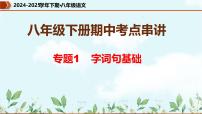专题01 字词句基础（考点串讲）课件-2024-2025学年八年级语文下学期期中考点大串讲（统编版）