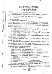 2025年南阳市西峡县八下期中语文试题及答案
