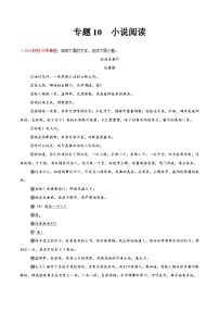 专题10 小说阅读（第02期）-2024年中考语文真题分类汇编（全国通用）（解析版）