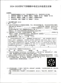 安徽省肥西县部分学校2025年4月期中考试九年级语文试卷（PDF版，含答案）