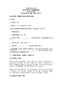 2025年上海市宝山区中考二模语文试题（含答案）