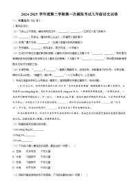 2025年广东省东莞市校联考中考一模语文试题（原卷版+解析版）（中考模拟）