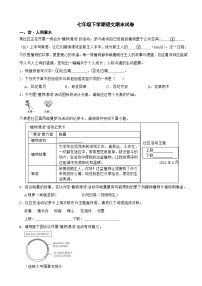 广东省深圳市福田区2025年七年级下学期语文期末试卷及答案