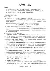 2025年安徽省池州市中考三模语文试题（pdf版含答案）