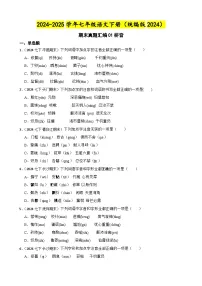 期末真题汇编01拼音（含答案）—2024-2025学年七年级语文下册（统编版2024）