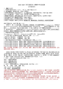 广东省汕头市潮阳实验学校2024-2025学年七年级下学期5月期中 语文试题（含解析）