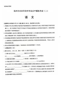 2025年广东省清远市连州市中考二模语文试题（中考模拟）