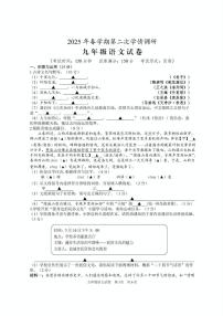 2025年江苏省盐城市大丰区中考二模语文试题（中考模拟 ）