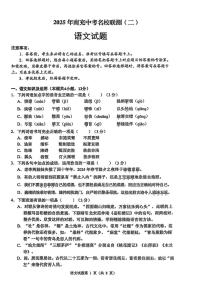 2025年四川省南充市名校联测中考二模语文试卷