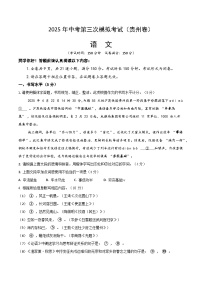 2025年中考数学第三次模拟考试卷：语文（贵州卷）（解析版）