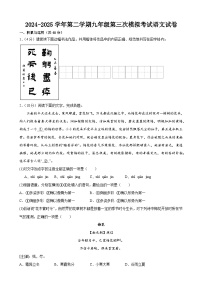 2025年甘肃省武威市凉州区发放中学、和寨九年制学校中考三模语文试题