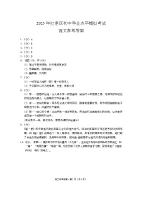 2025年云南省玉溪市红塔区初中学业水平模拟考试语文试卷（中考模拟）
