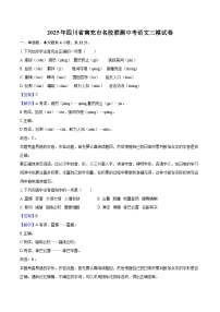 2025年四川省南充市名校联测中考语文三模试题（含答案）-教师用卷