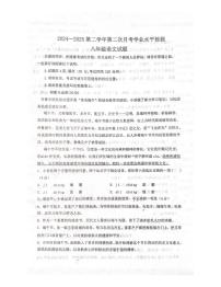 山东省聊城市阳谷县实验中学2024—2025学年八年级下学期第二次月考语文试题